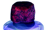 Highly Fluorescent Ruby Crystal - India #244111-1